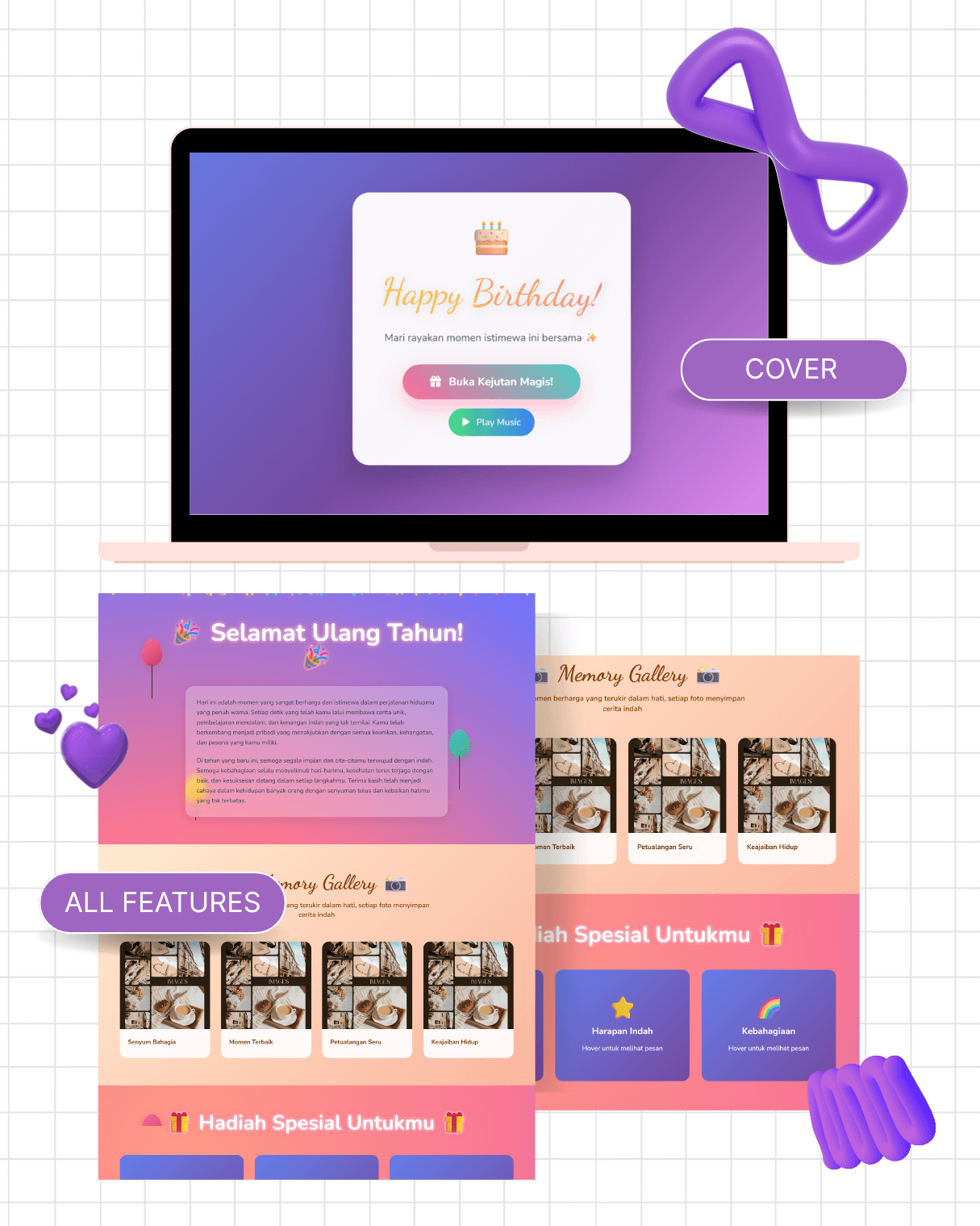 Basic Birthday 3 - Online Gift