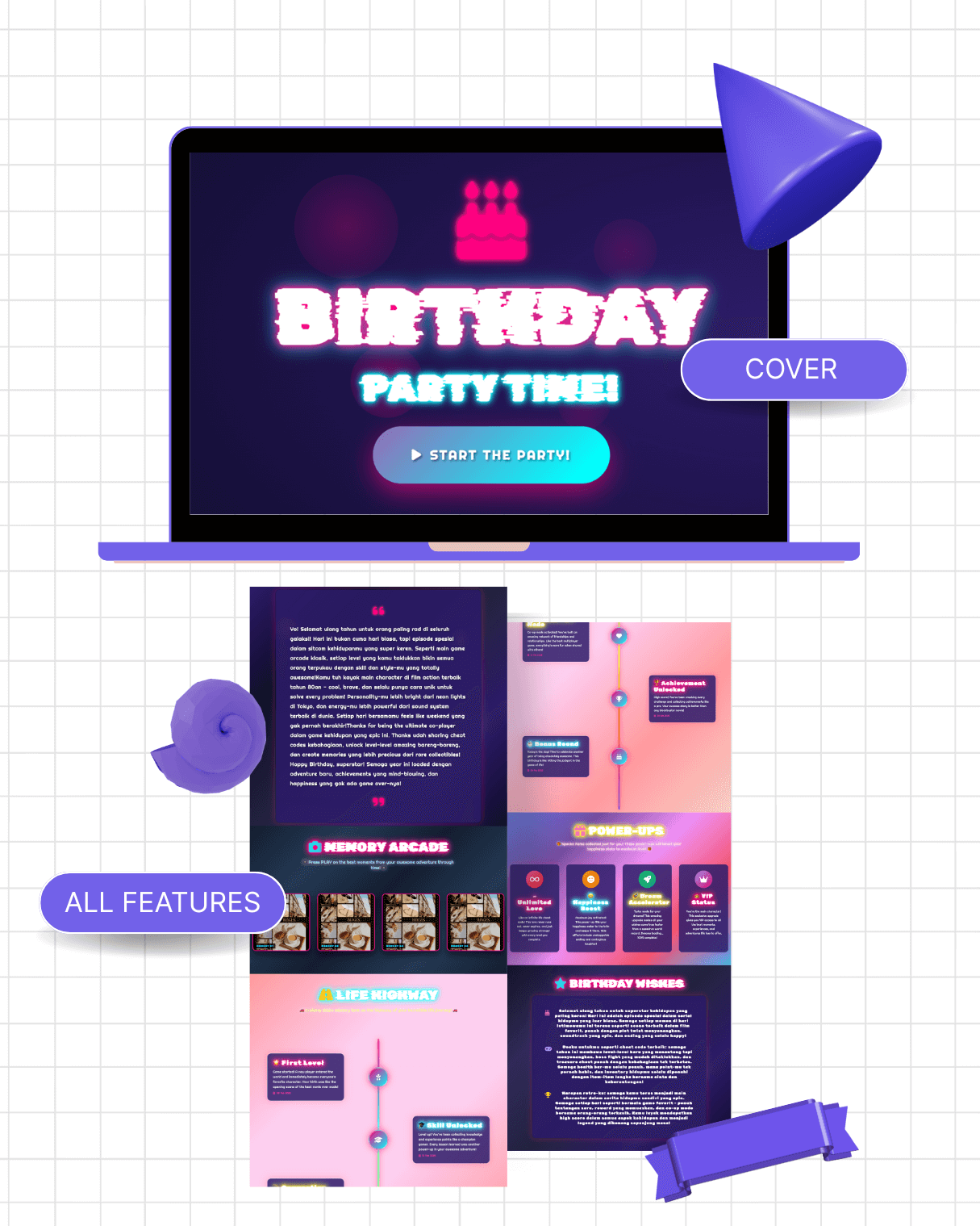 Medium Birthday 3 - Online Gift