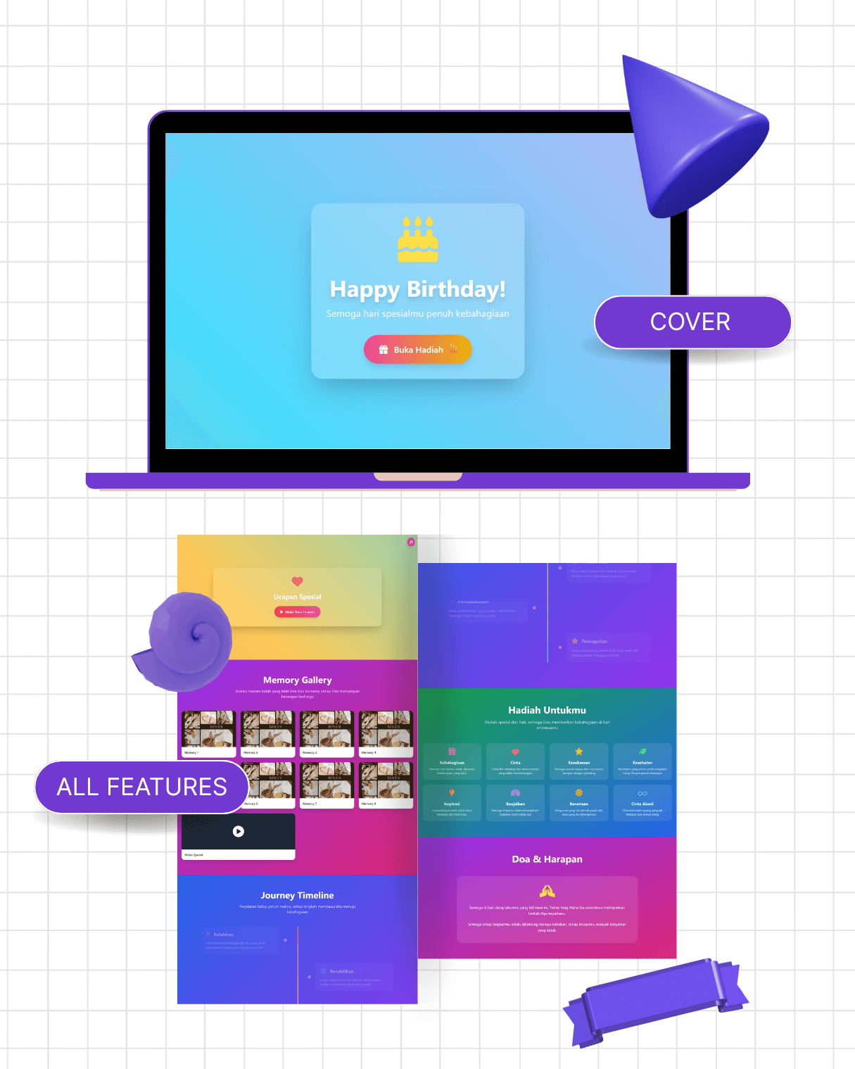 Premium Birthday 3 - Online Gift